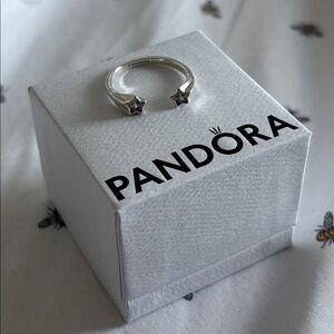 Pandora Shooting Stars Open Ring Sterling silver size 8